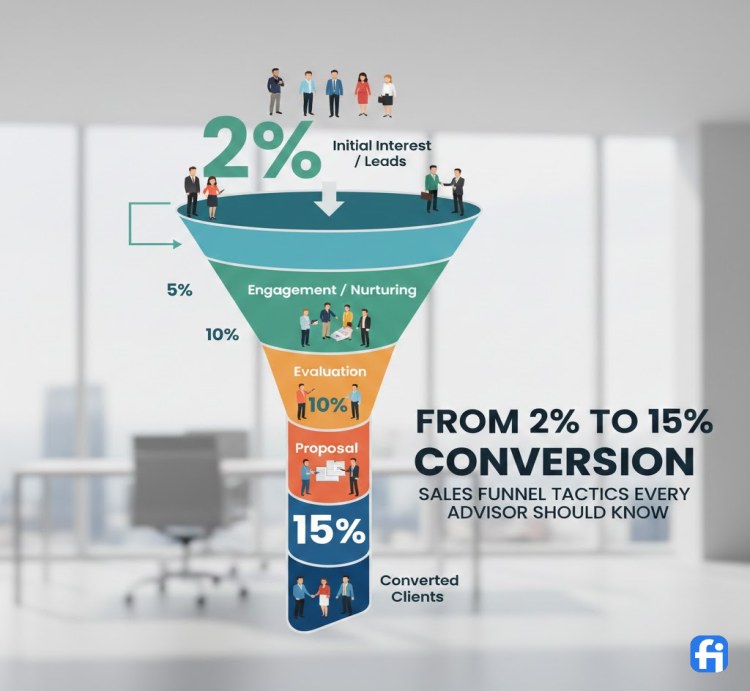 From 2% to 15% Conversion: Sales Funnel Tactics Every Advisor Should Know