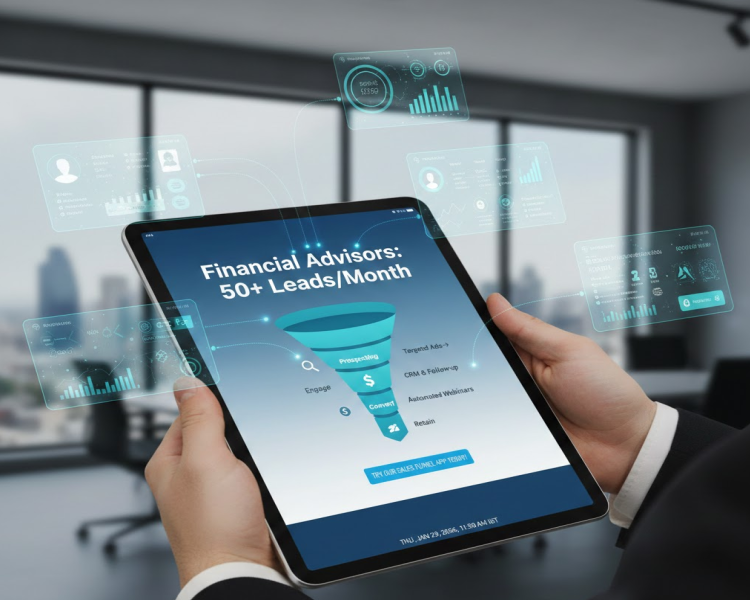 How Financial Advisors Generate 50+ Leads/Month with Our Sales Funnel App